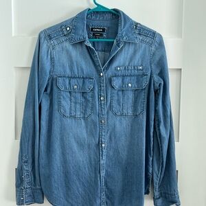 Express Boyfriend Denim Shirt